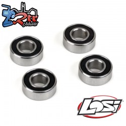 5x11x4 Rubber Sealed Ball Bearing (4): 8X  8XE