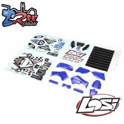 Blue Plastics with Wraps: Promoto-MX