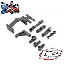 Servo Mount  Steering Servo Set Plastic: Baja Rey