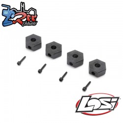 12mm Wheel Hex and Screwpin (4): Mini LMT