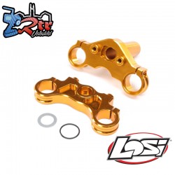 Aluminum Triple Clamp Set  Gold: Promoto-MX