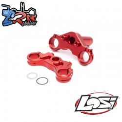 Aluminum Triple Clamp Set  Red: Promoto-MX