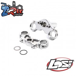 Aluminum Triple Clamp Set  Silver: Promoto-MX