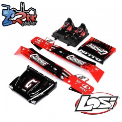 Body-Driver Set  Red  Silkscreened: Hammer Rey