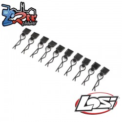 Body Clips  Black  Small (10): LMT