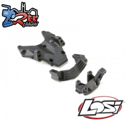 Bulkhead Camber Block & Servo Mount: 22S