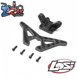 Carbon Rear Shock Tower: Mini-B  BL