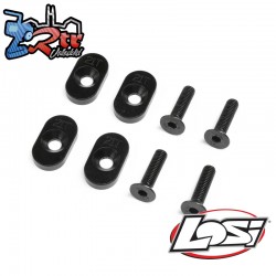 EngineMountInsert & Screws 21T  Black(4): DBXL 2.0