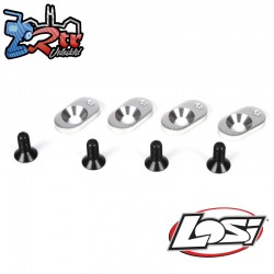 Engine Mount Inserts & Screws  19T (4): 5IVE-T  MINI WRC