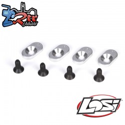 Engine Mount Inserts & Screws  20T (4): 5IVE-T  MINI WRC