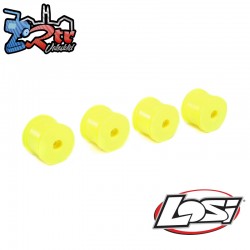 FR-RR Wheel  Yellow (4): Mini-T 2.0