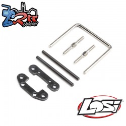 Front Hinge Pin & Brace Set: Super Rock Rey