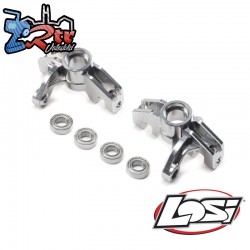 Front Spindle Set Aluminum (L-R): Super Rock Rey