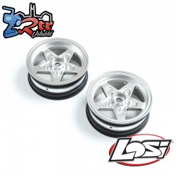 Front Wheel  Satin Chrome (2): 22S Drag