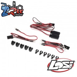 LED Set with Holder and Wire Keep: RZR Rey