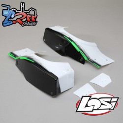 Left and Right Rear Fender Set  Black: Super Baja Rey