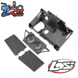 Rear Bulkhead  Fan Panel  Mud Guards: Super Baja Rey
