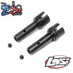 Rear Stub Axle  5mm Pin (2): DBXL-E-DBXL 2.0