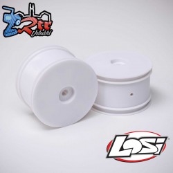Rear Wheel  White (2): Mini-B