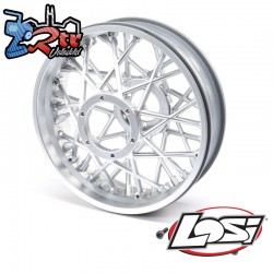 Rear Wheel Set  Satin Chrome: Promoto-MX