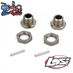 Wheel Hexes (Pr) Hard Anodized: 8B  8T  8X  8XE