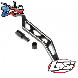 Chassis Brace  Rear  Black  Aluminum: MTXL