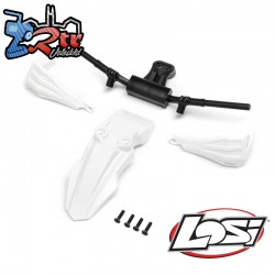Fender  Handguards & Handle Bars  White: Promoto-SM