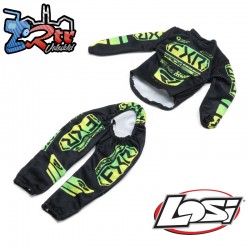 Rider Jersey Set  FXR Podium Gladiator  Black: Promoto-SM