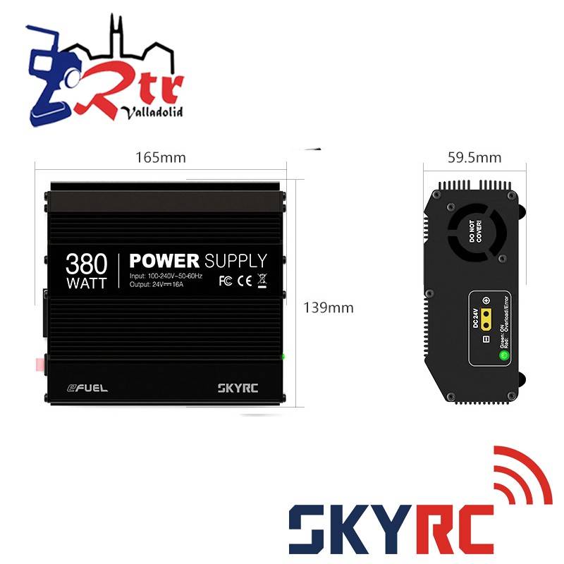 Fuente de alimentación SkyRC eFuel 380W 16A 24
