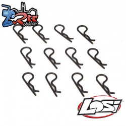 Body Clips  Black (12): 22-22-4