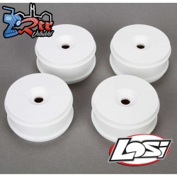 1-8 Front-Rear Buggy 3.3 Wheels  17mm Hex  White (4):...