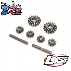 Diff Gear & Cross Pin Set Metal: 22X-4