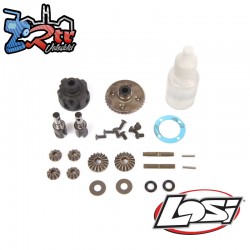 Front Rear Diff Complete Metal: 22X-4