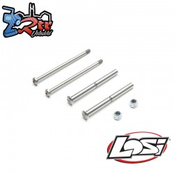 Front Hinge Pin and King Pin Set  Polished: All 22