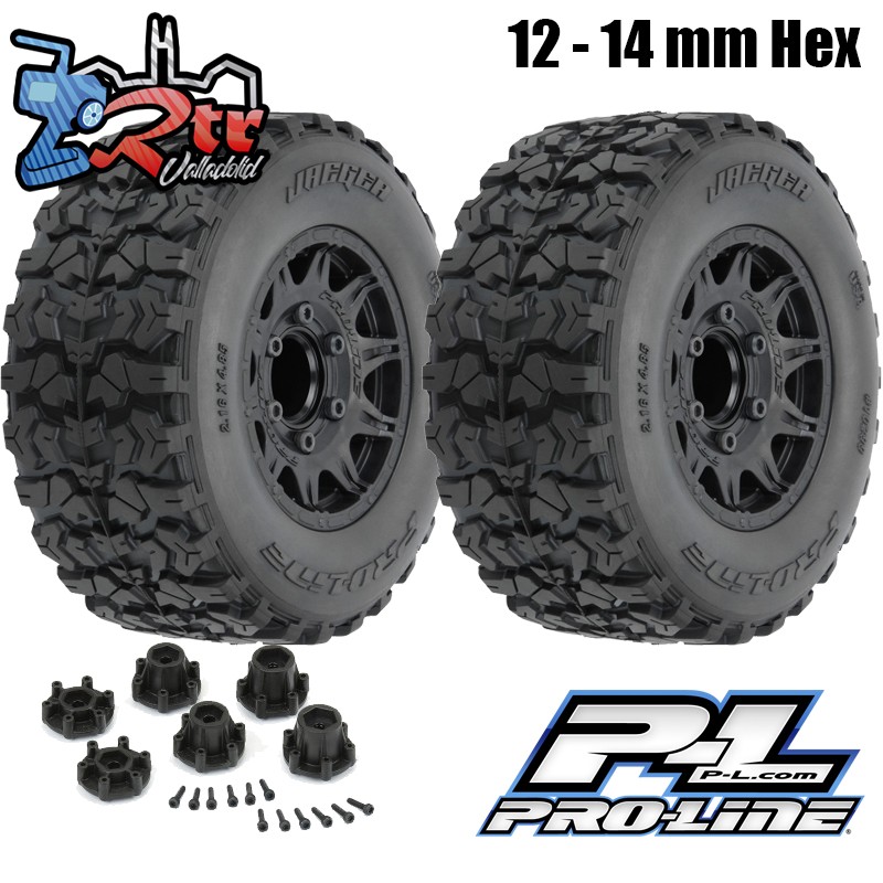 Ruedas Proline 2.8" Monster MTD 1/10 Jaeger HP BELTED 12/14mm Raid PRO1012510