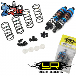 Amortiguadores Yeah Racing big bores 2 unidades 1/10 65mm Rojos