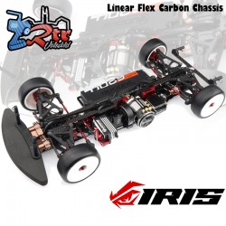 Iris ONE.2 Competition Touring Car Ky 4Wd Linear Flex Chasis de Carbono