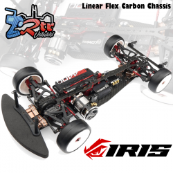 Iris ONE.2 Competition Touring Car kit FWD 2Wd Chasis de Carbono