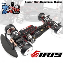 Iris ONE.2 Competition Touring Car Kit 4Wd Chasis de aluminio Lineal flexible