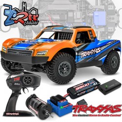 Traxxas Mini Slash Bl-2s Short Course Brushless 2s Naranja