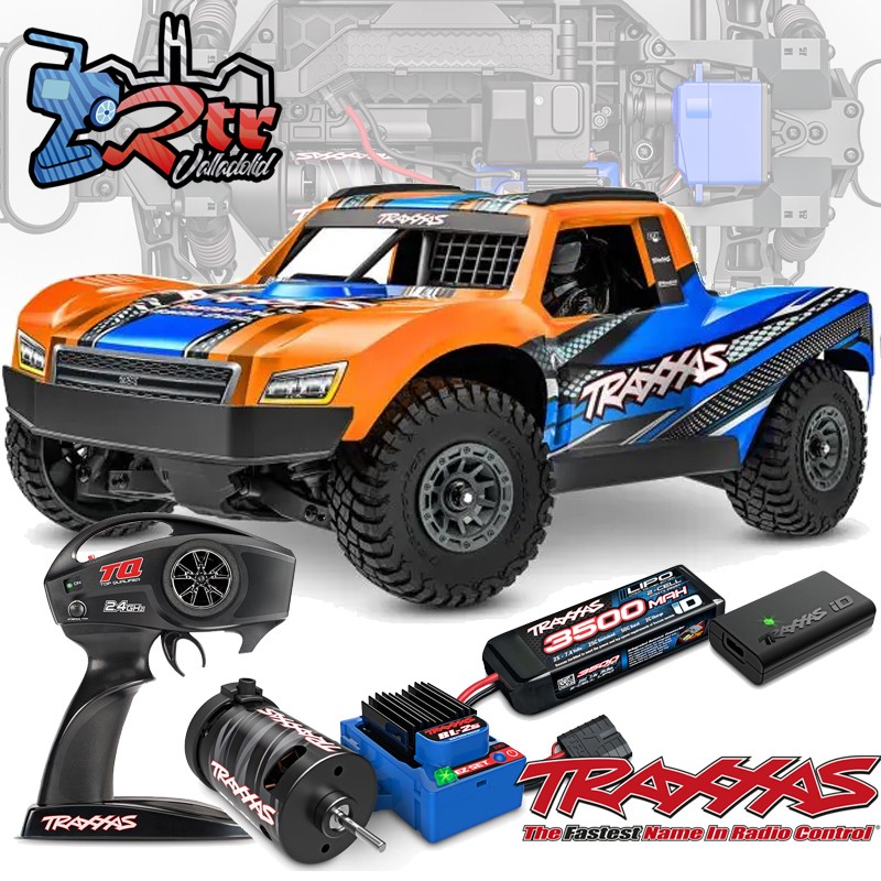 Traxxas Mini Slash Bl-2s Short Course Brushless 2s Naranja