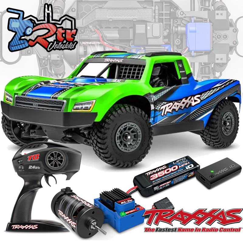 Traxxas Mini Slash Bl-2s Short Course Brushless 2s Verde