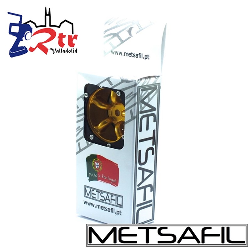Llantas 1.9 beadlock Metsafil PT-Safari Oro/Negro (2 Unidades)