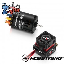 Hobbywing Combo brushless 10BL60 3650 10.5T G2 Sensorless 1/10