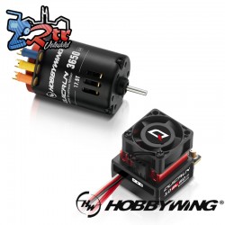 Hobbywing Combo brushless 10BL60 3650 17.5T G2 Sensorless 1/10