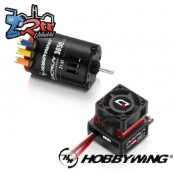 Hobbywing Combo brushless 10BL60 3650 21.5T G2 Sensorless 1/10