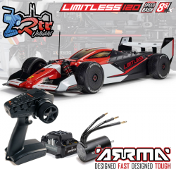 Arrma 1/7 Limitless 8S AVC 4X4 RTR Brushless Street Speed Rojo