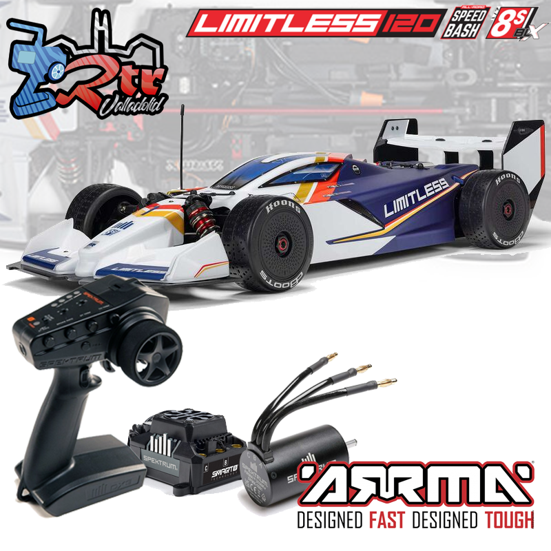 Arrma 1/7 Limitless 8S AVC 4X4 RTR Brushless Street Speed Azul