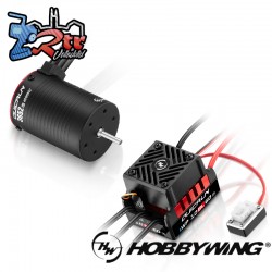 Hobbywing Combo brushlessWP10BL60 G2 3652SL 3250kV G2 Sensorless Hobbywing 1/10