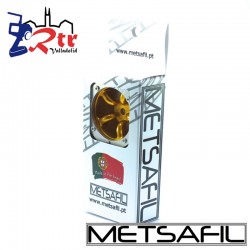 Llantas 1.9 beadlock Metsafil PT-Safari Oro/Plata (2 Unidades)